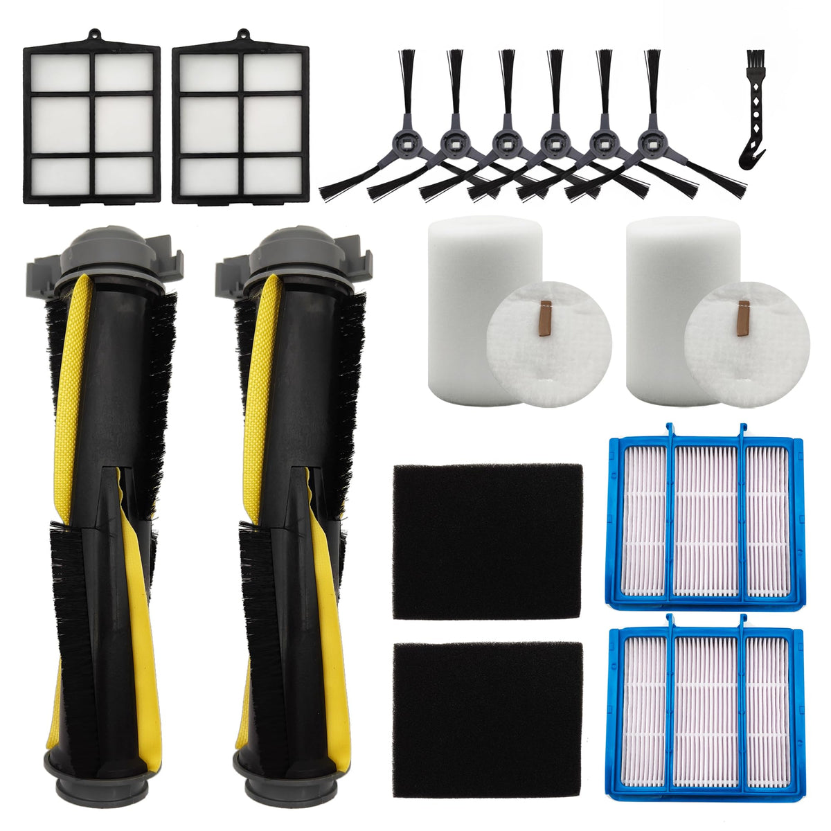 CLEANXIOR Replacement Part for Shark Navigator Robot Vacuum RV2110/RV2120AE/AV2110S Robot Cleaner.