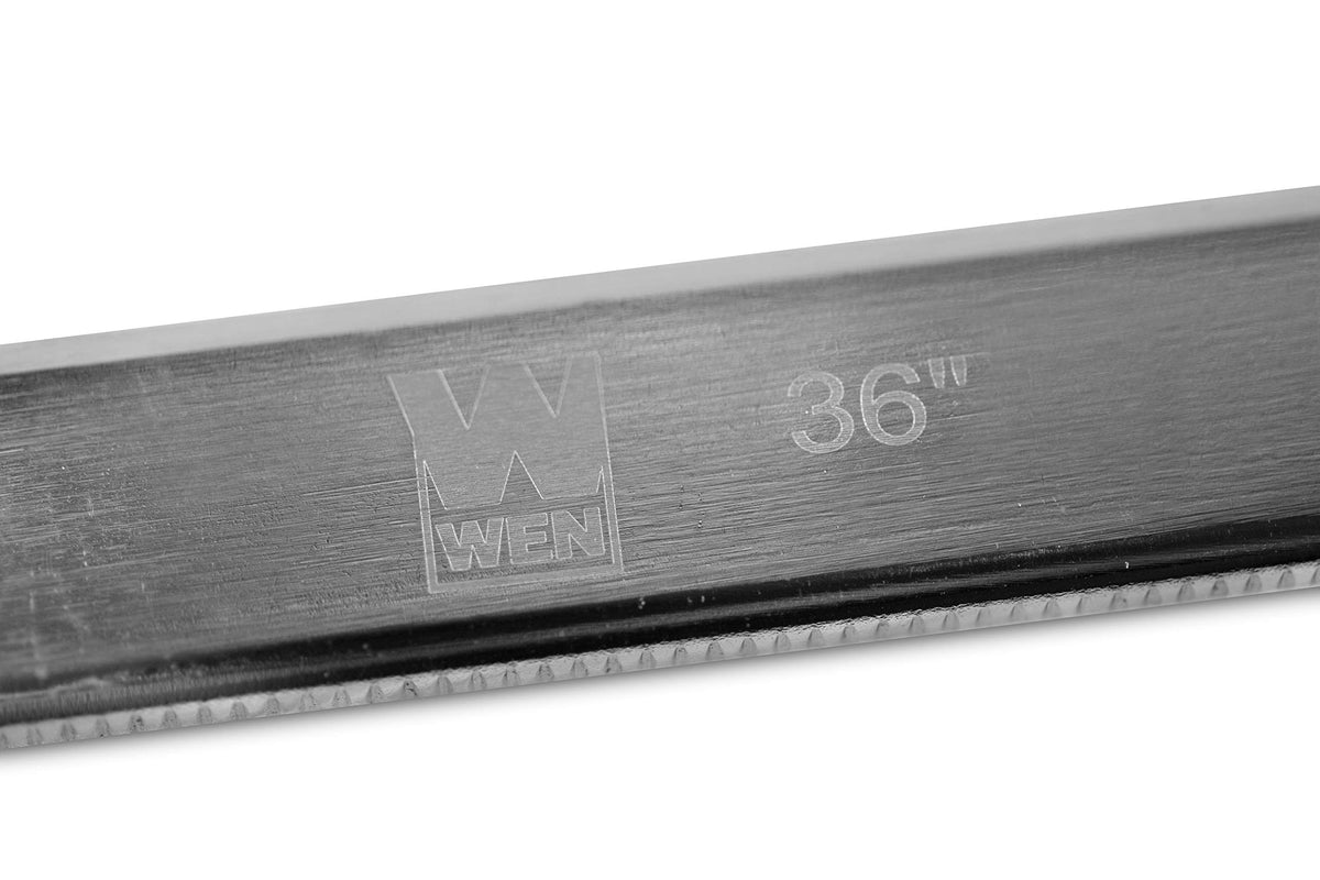 WEN 10236F2 Quick-Adjust 36-Inch Steel Bar Clamps with 2.5-Inch Throat and Micro-Adjustment Handle, Two Pack , Multicolor
