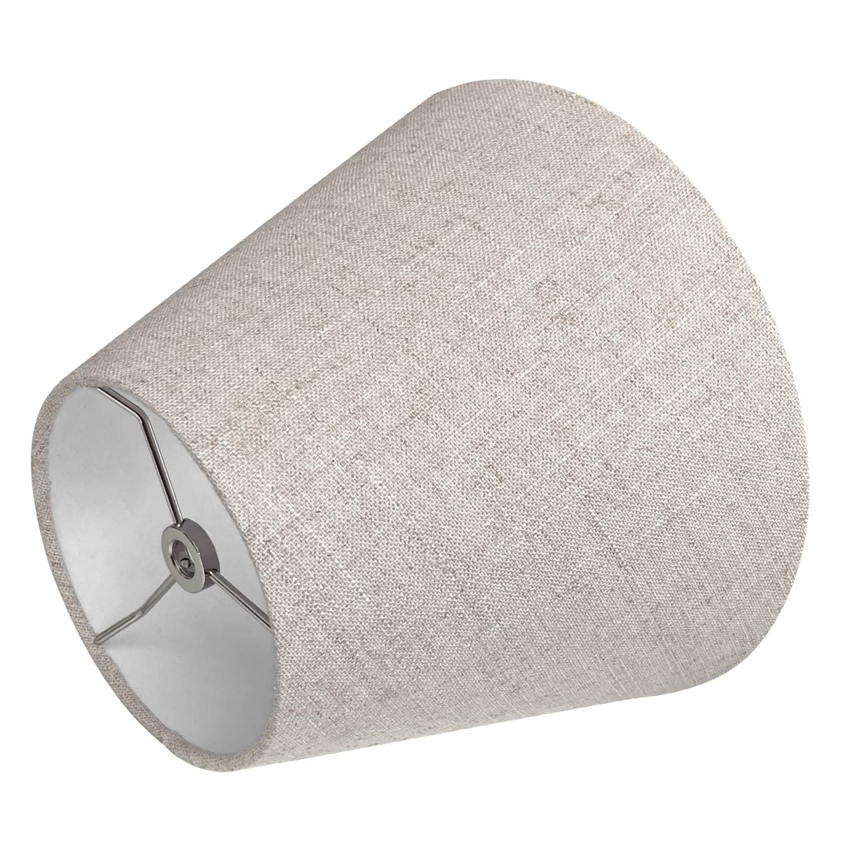 Barrel White Small Lamp Shade for Table Lamps Replacement, 5x9x7 Inch