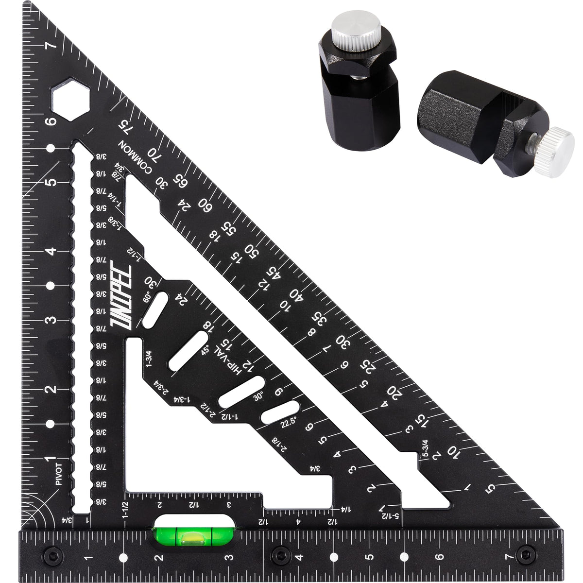 UNIPEC 7.5 inch Rafter Square with Level and Pivot