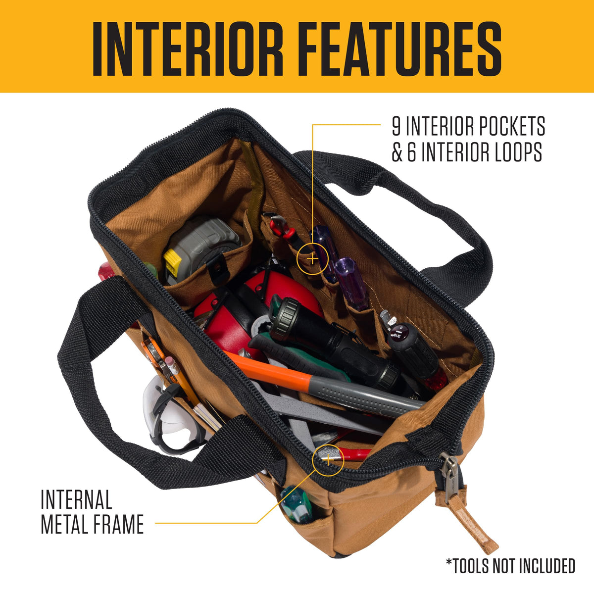 Carhartt Utility Small Tool Bag Carhartt Brown
