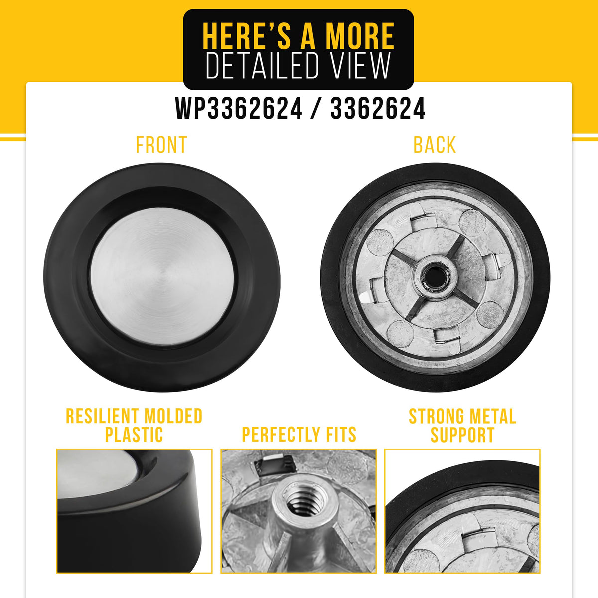 WP3362624 3362624 Washer Timer Knob for Whirlpool 