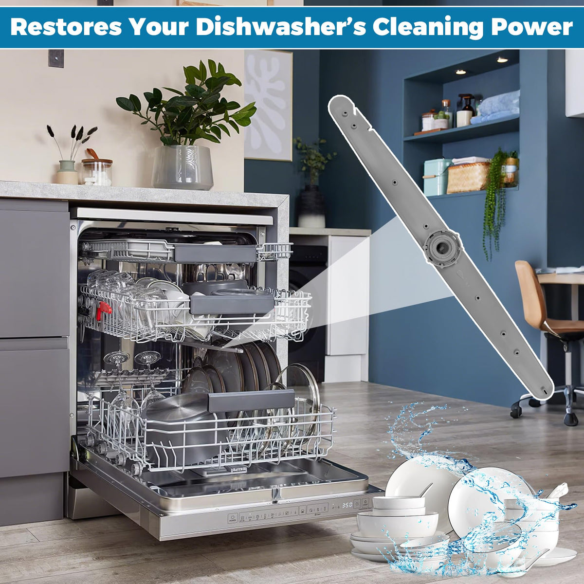 DD82-01390A Middle Nozzle -Middle Dishwasher Spray