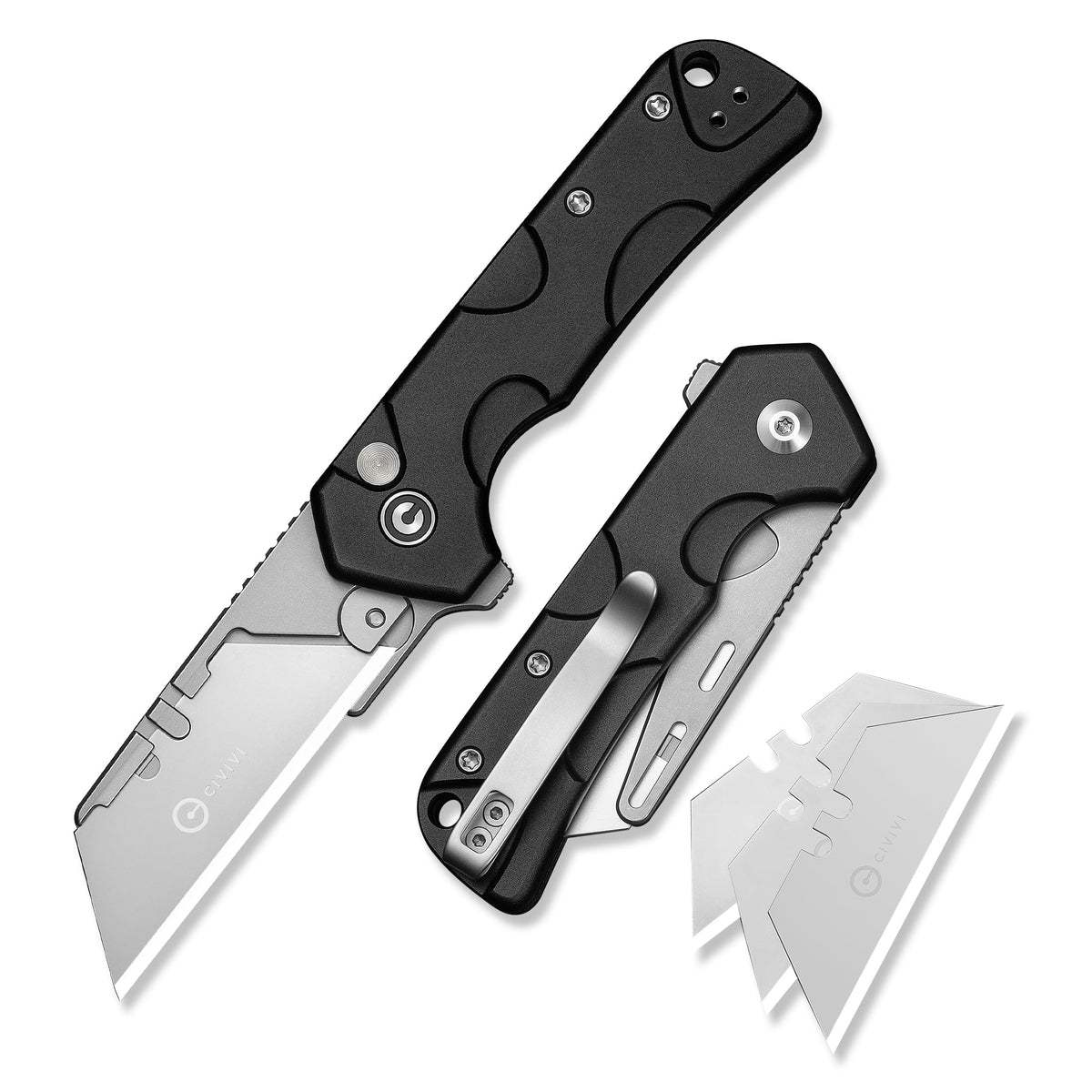 CIVIVI Folding Utility Knife Box Cutter, Quick Change Blade C24041F-1