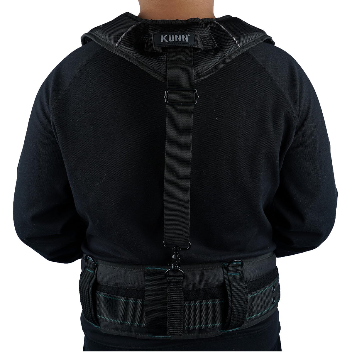 KUNN Tool Belt Suspenders, 3-Points Construction Suspender for Men