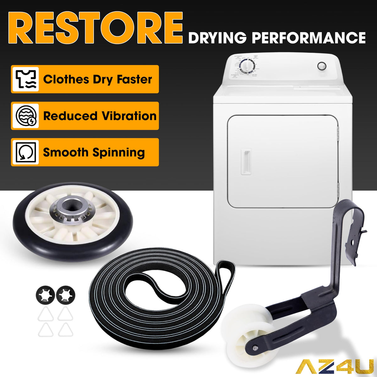 Dryer Repair Kit Replaces For Amana NED4600YQ1 NED4655EW1 4GNED4600YQ1