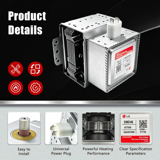 FrigeSwift 2M246 01TAG Microwave Magnetron for LG 6324W1A001L AP4457332