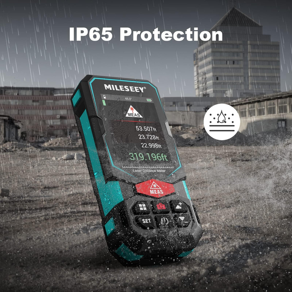 MILESEEY S7 Outdoor Laser Measure with Viewfinder Camera for Pro & DIY Use