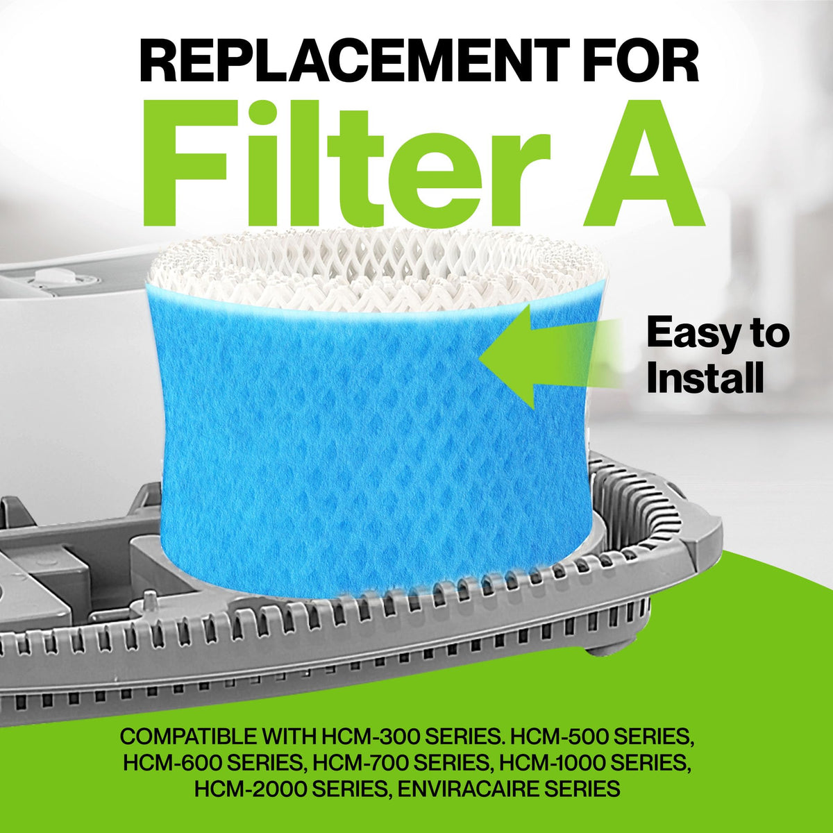 Durabasics 4 Pack of Premium Humidifier Filters Compatible with Honeywell Humidifier Filters HAC-504, HAC-504AW & Honeywell Filter A, Replacement for HCM 350 Filters & Cool Mist Humidifiers