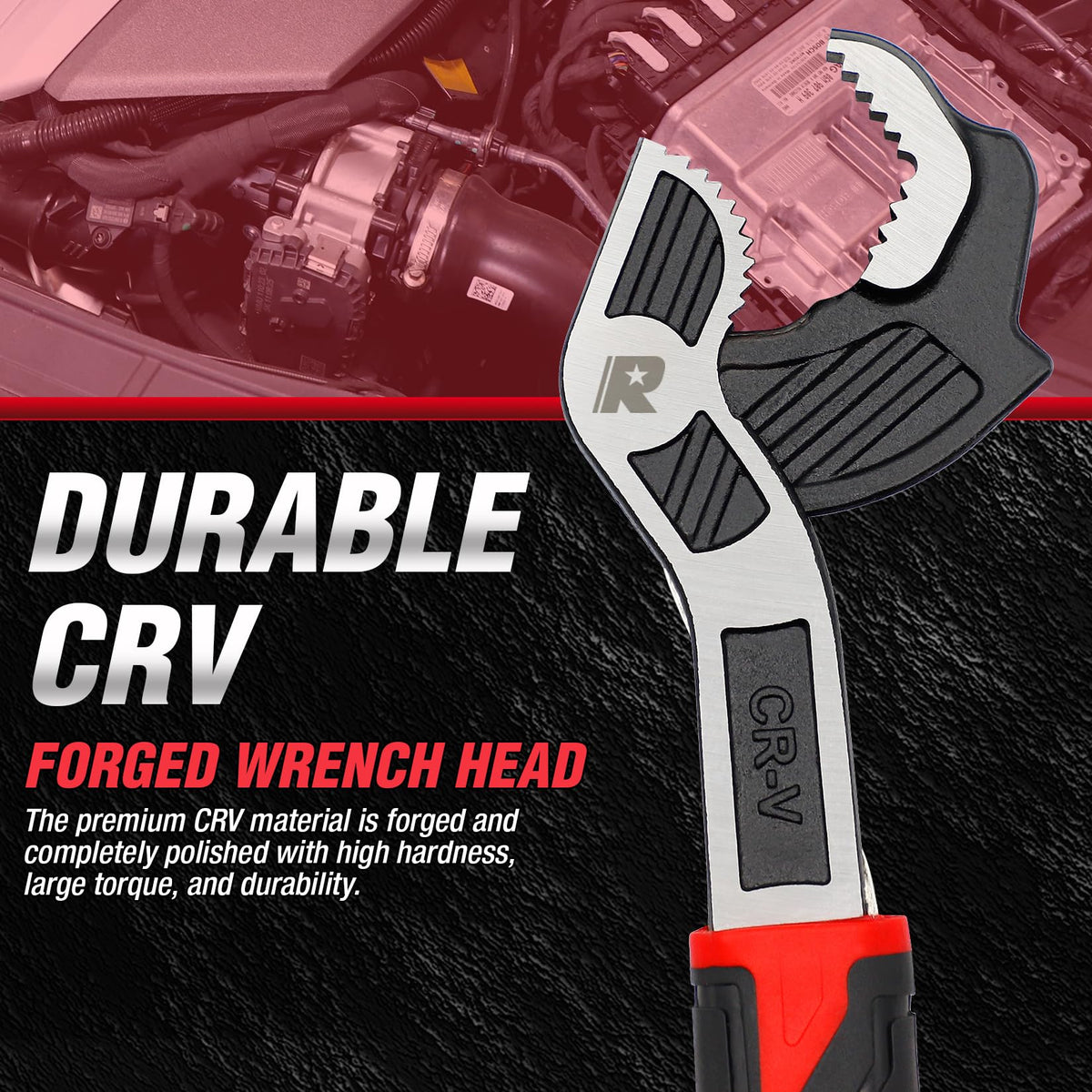 Rizom Self Adjusting Wrench, 6” 8” 10” Pipe Wrench Set