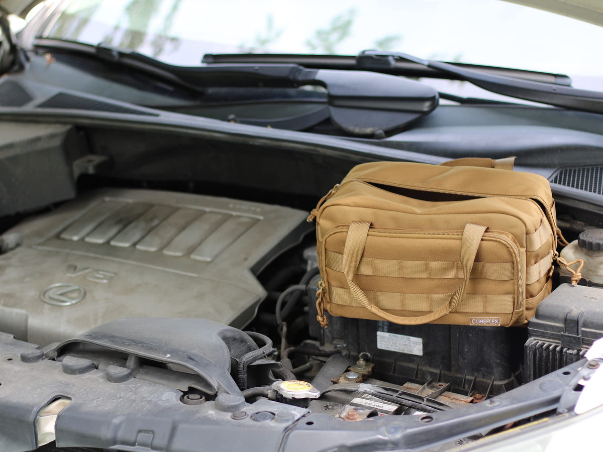 Coreflex 12-Inch Heavy Duty Tool Bag, Tactical, Gear, Range, EDC,Tool for cars, Multi-Purpose Work Bag for Mechanics, Electrician, Carpenters, Builders,Plumbers 12" X 7" X 7"