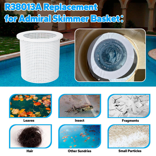 R38013A Pool Skimmer Basket Replacement for Pentair American Admiral