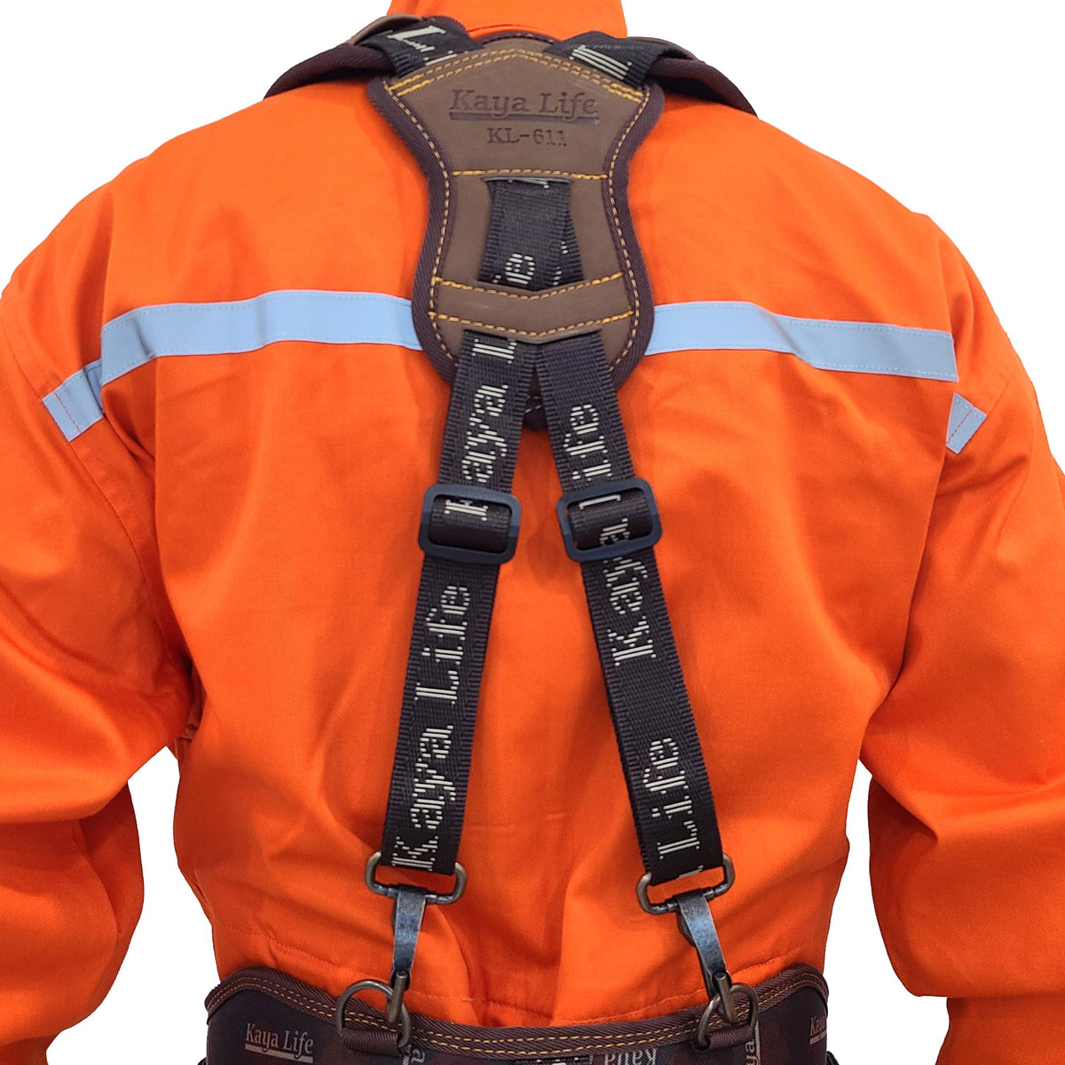 HW GLOBAL Tool Belt Suspenders for Men with Phone Pouch and Belt Loops