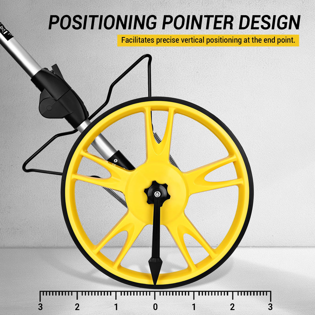 Measuring Wheel: DEKOPRO 4V Digital Measuring Wheel in Feet, 12.5 Inch 99,999Ft/ 99,999M Digital Display Folding Wheel Measurement Roller with Storage Bag