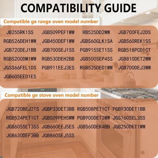 WB48X20249 Oven Rack, 23.75"L x 16.25"W, Compatible with GE Oven Parts