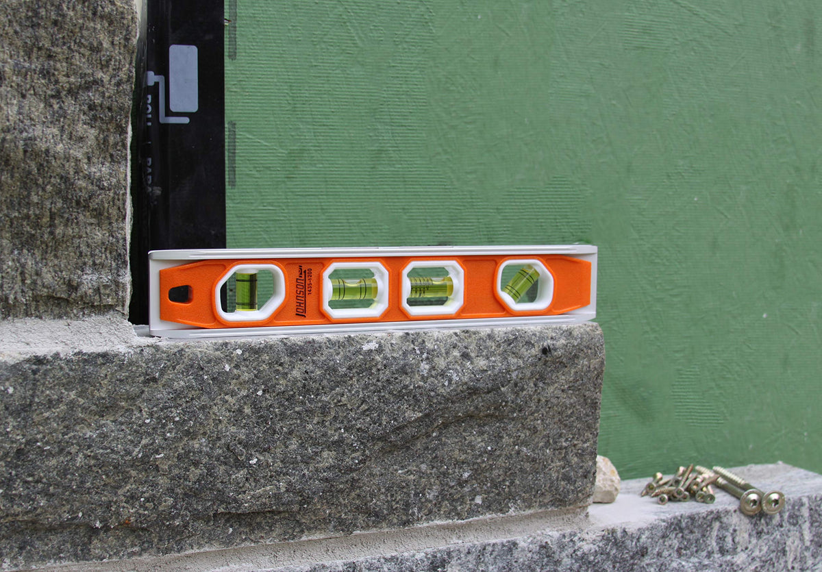 Johnson Level & Tool 1435-1200 Magnetic Torpedo Level, 12", Orange, 1 Level