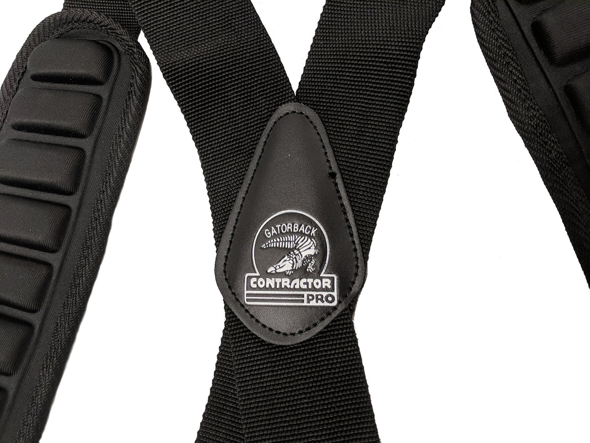 GATORBACK B606 Padded Tool Belt Suspenders With Spring Hooks