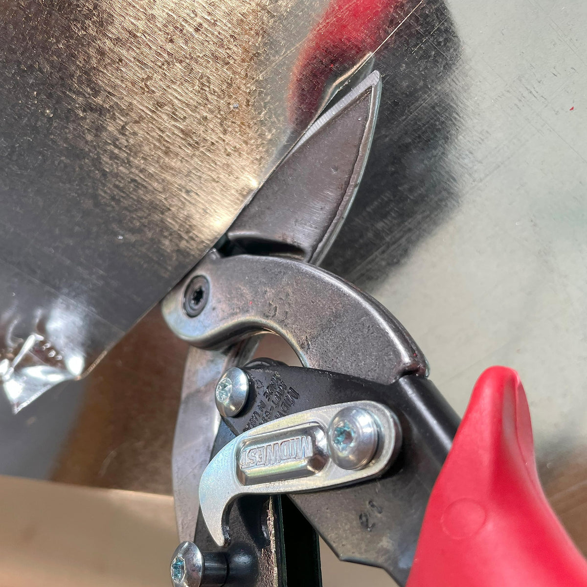 MIDWEST Aviation Snip, Left Cut Upright Tin Snips