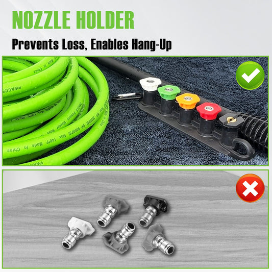 PWACCS Pressure Washer Gun and Hose Kit, 25 FT Power Washer Hose Wand