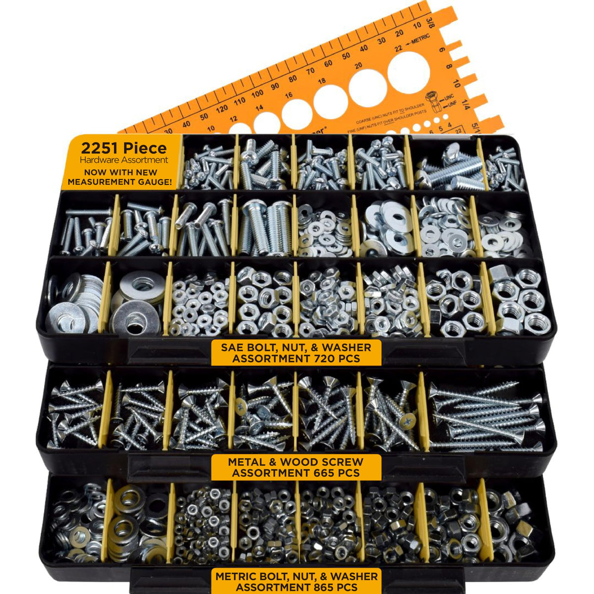 Jackson Palmer 2251-Piece Hardware Kit with Screws, Nuts & Washers