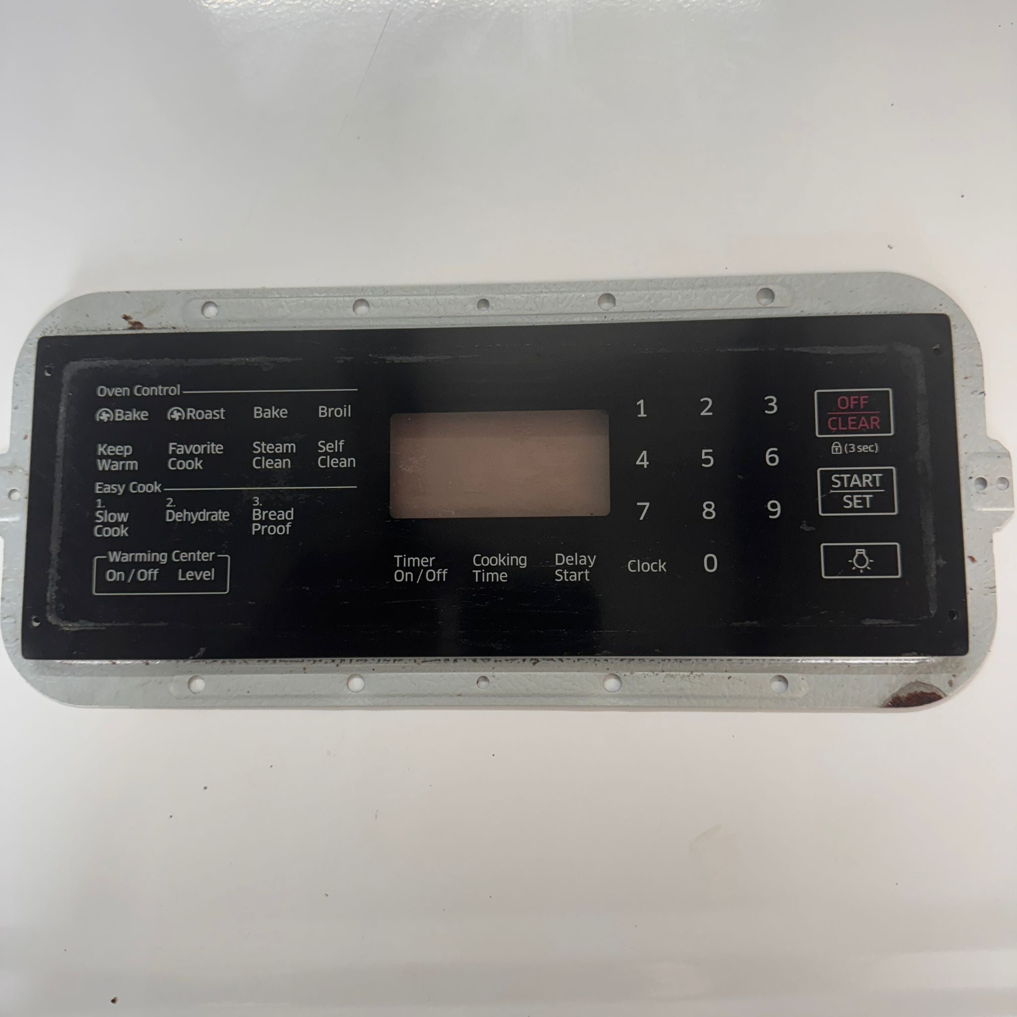 Samsung Range Oven Control Overlay DG61-00625A