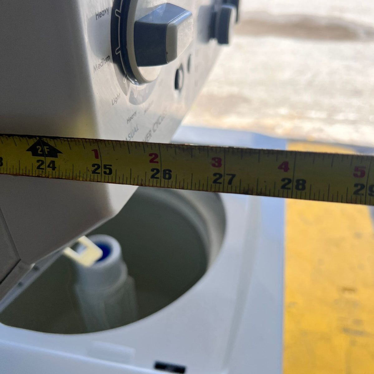 27" Kenmore Stackable Washer and Dryer.