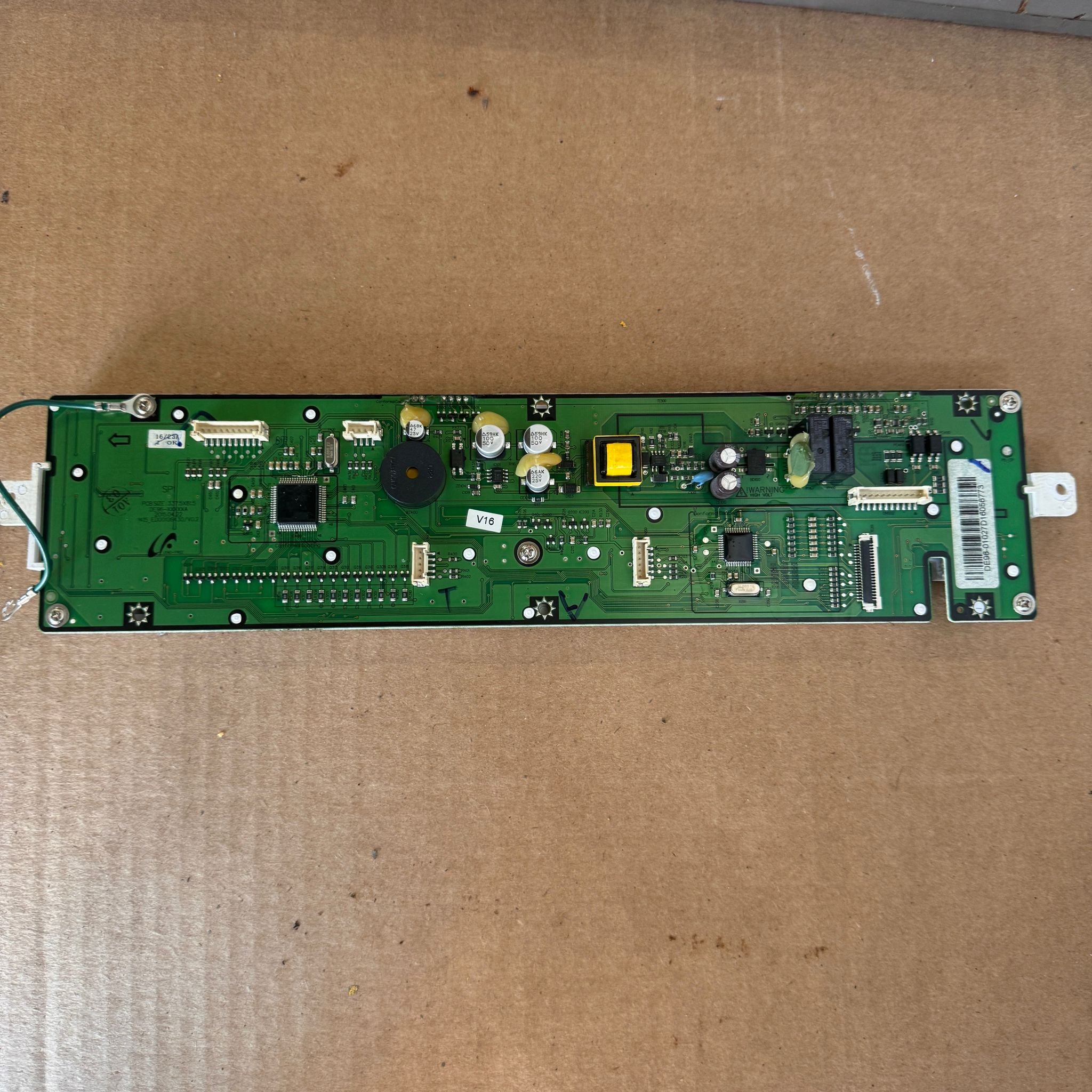 Samsung Range Display Board DE96-01027A