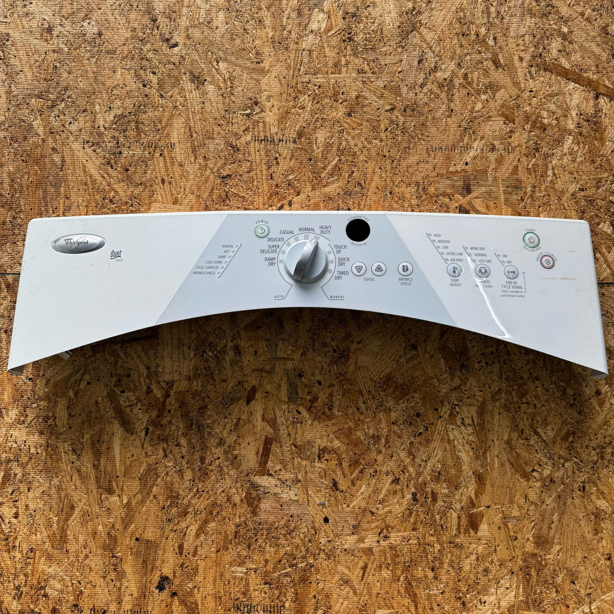 Whirlpool Dryer Control Panel W10099598