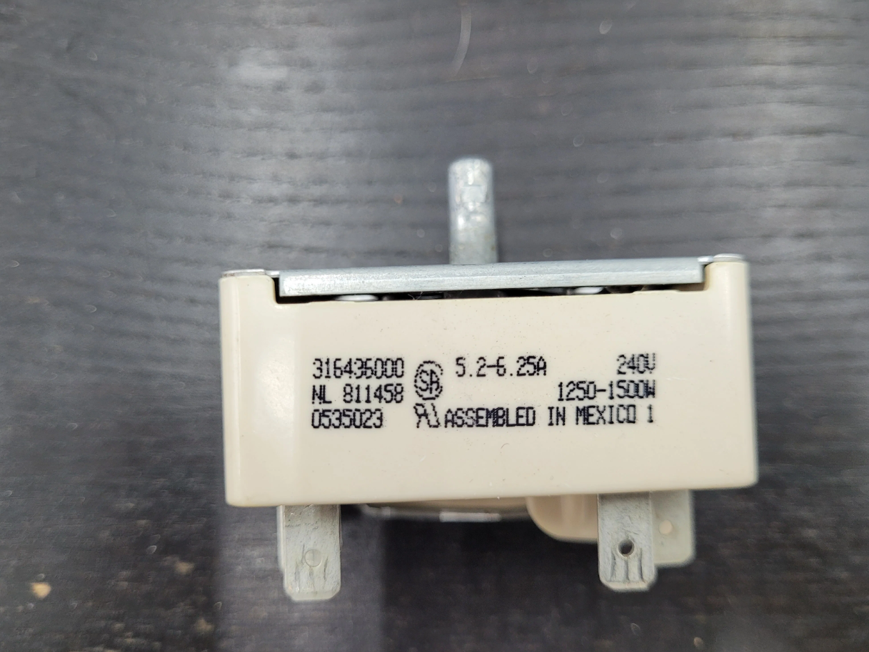 Frigidaire Range Surface Element Control Switch 316436000