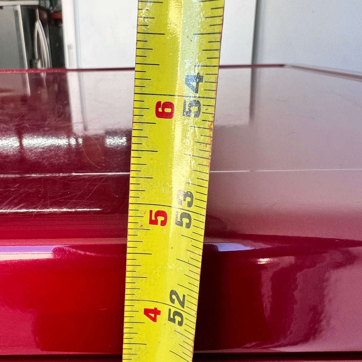 LG Washer Front Load - Red with Pedestal