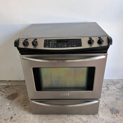 Frigidaire-Stainless-Steel-Slide-In Electric-Stove