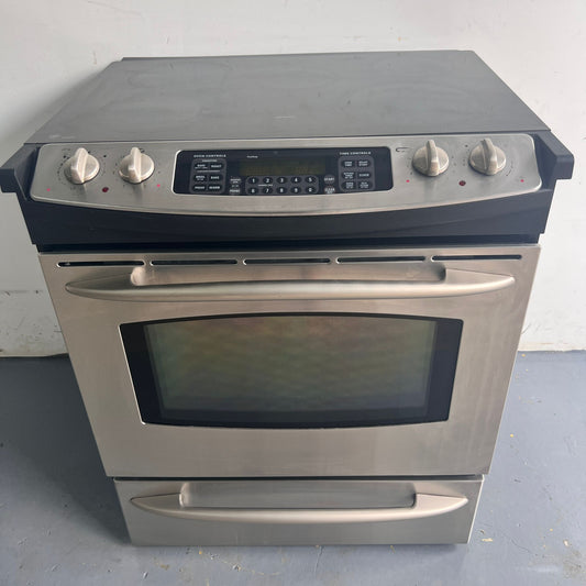GE Profile Stainless Steel Slide-In Electric Stove