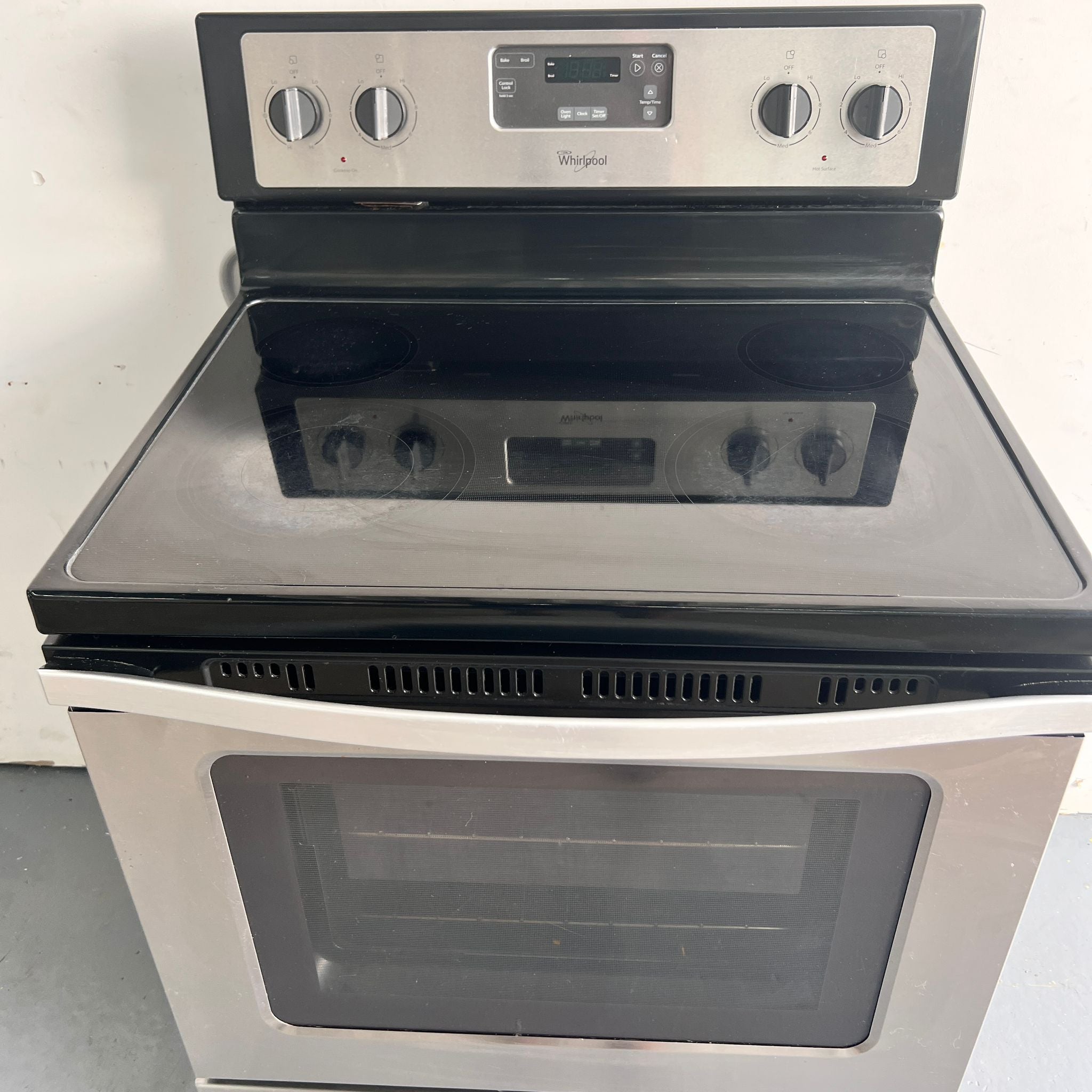 Whirlpool Stainless Steel Electric Stove