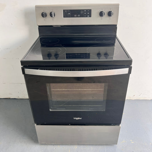 Whirlpool stainless steel electric stove