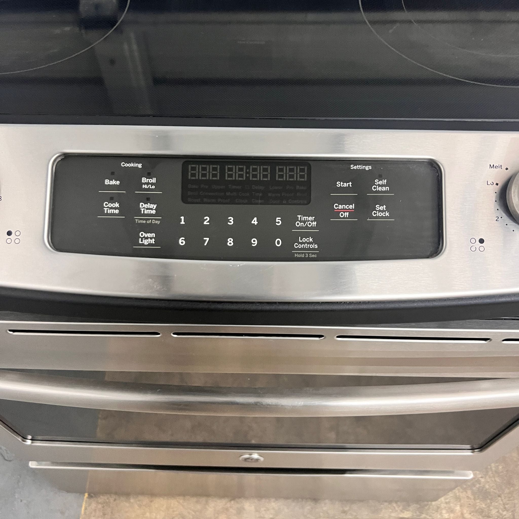 GE Stainless Steel Slide-In Electric Stove