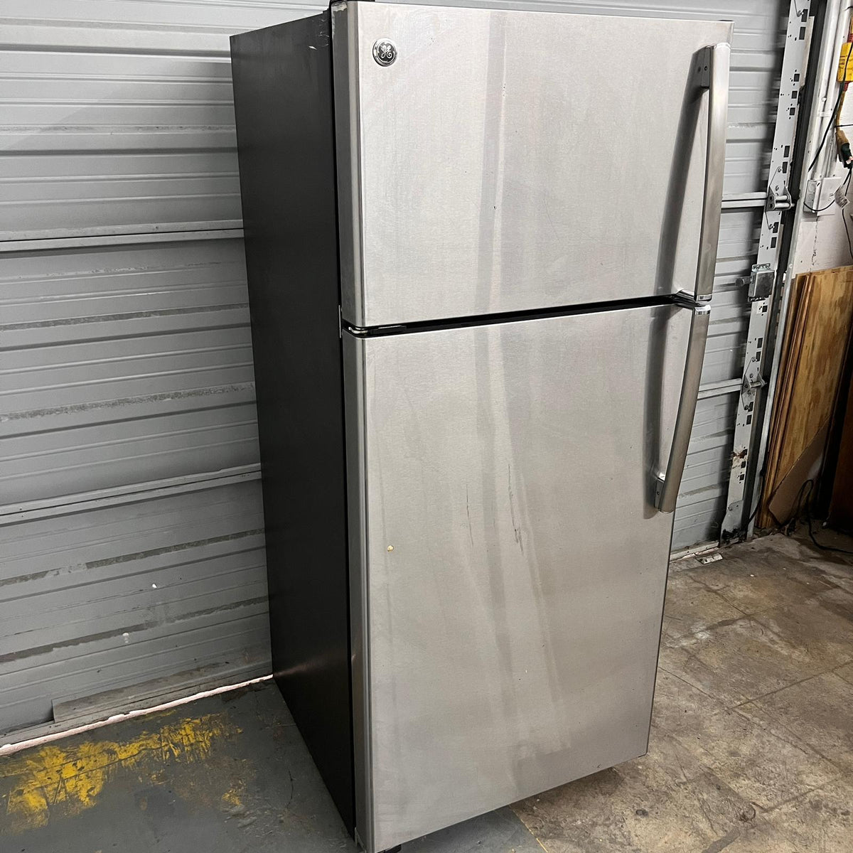 GE Stainless Steel Top and Bottom Refrigerator