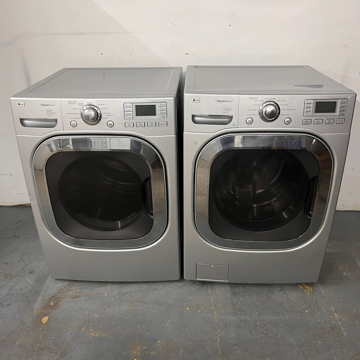 LG-Washer-and-Dryer-Front-Load-Silver