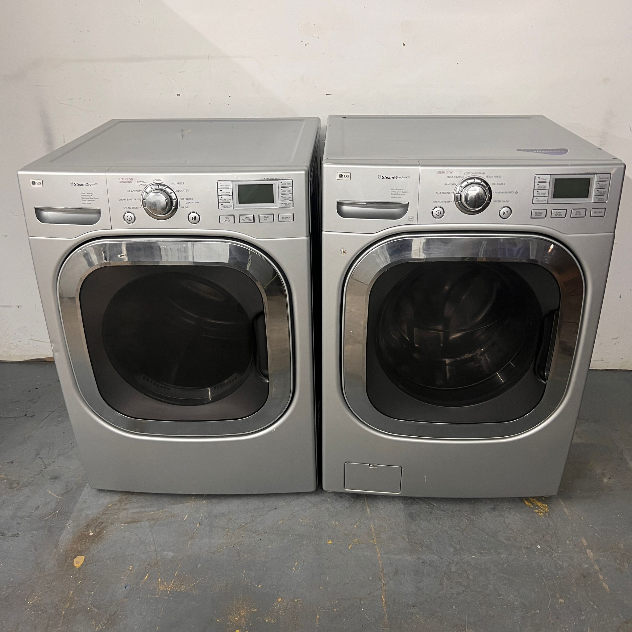 LG-Washer-and-Dryer-Front-Load-Silver
