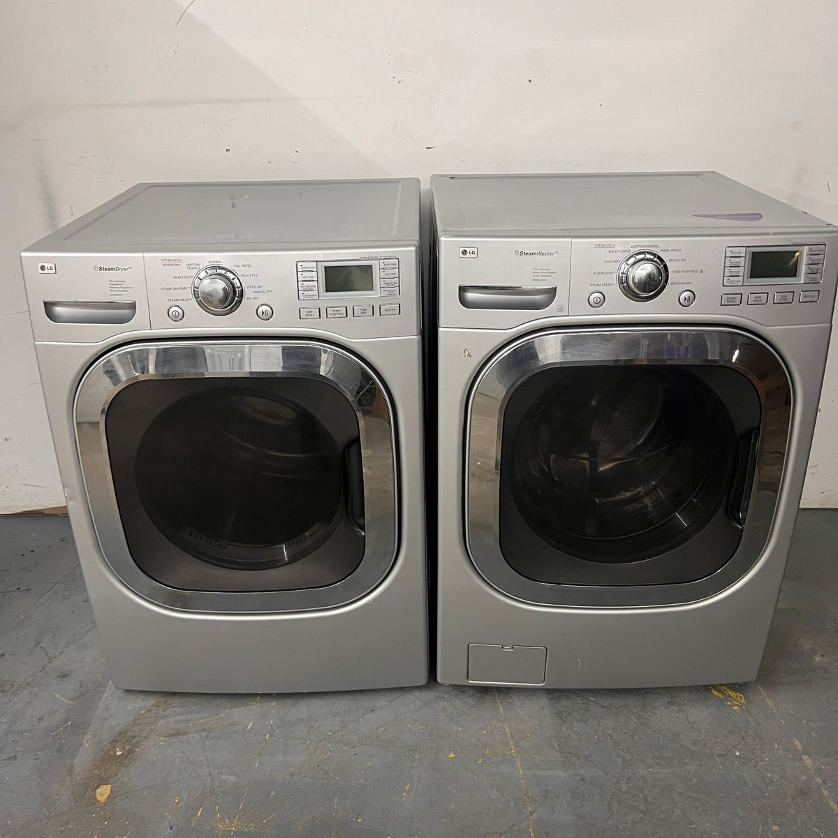 LG Washer and Dryer Front Load - Silver