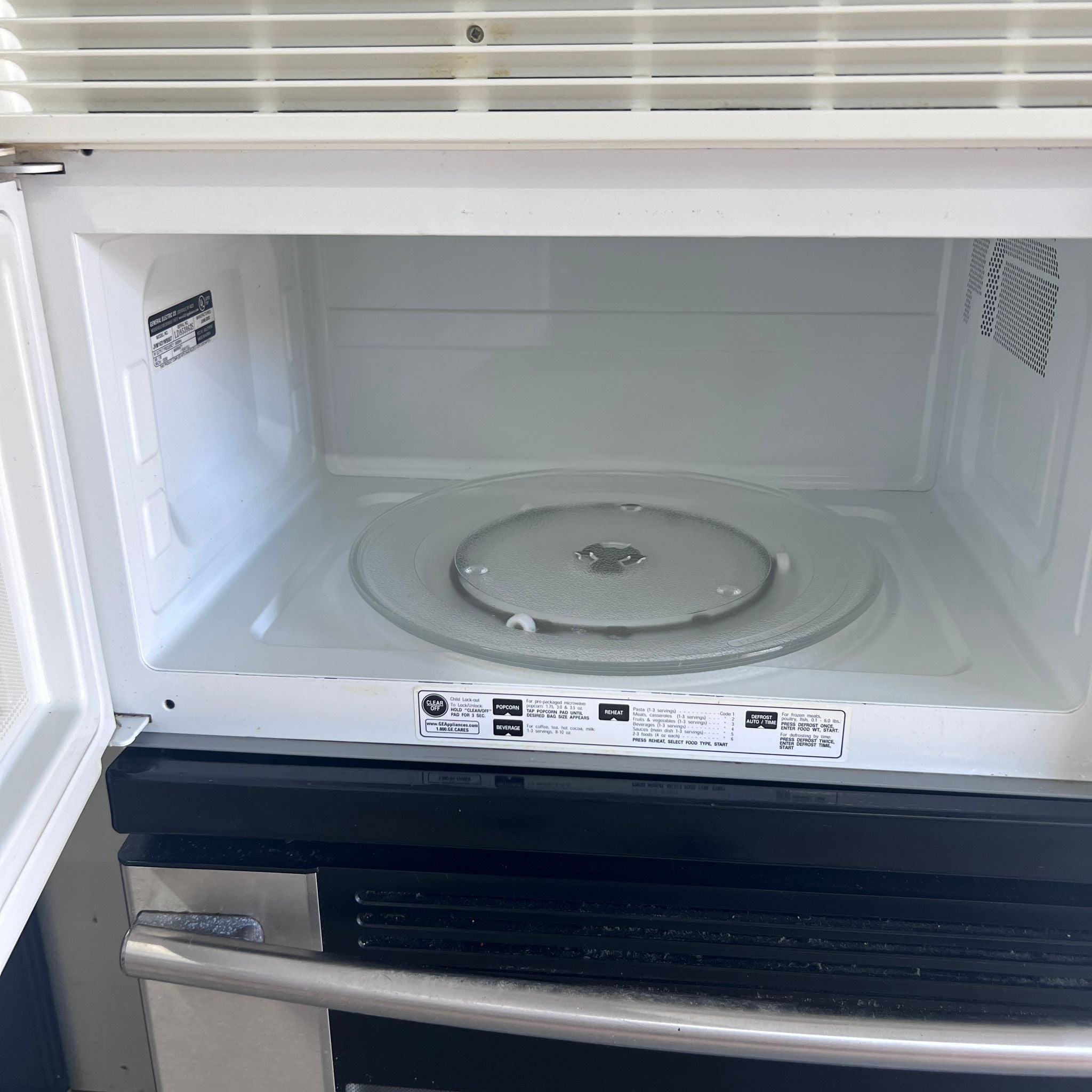GE Over-the-Range Microwave White