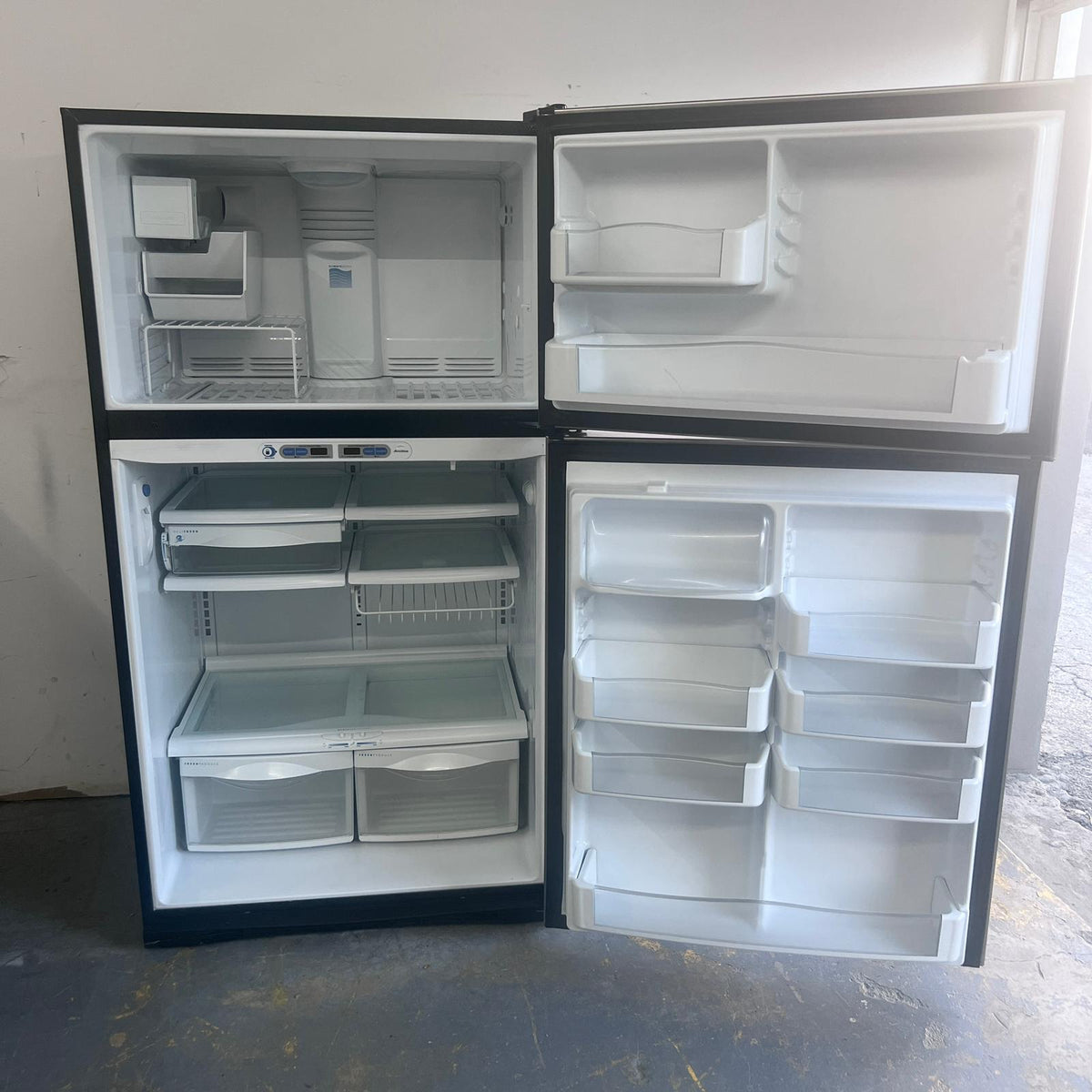 GE Profile Stainless Steel Top and Bottom Refrigerator