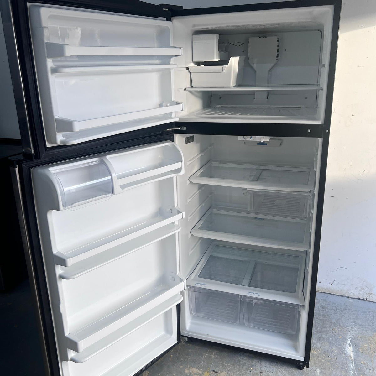 Whirlpool Stainless Steel Top and Bottom Refrigerator