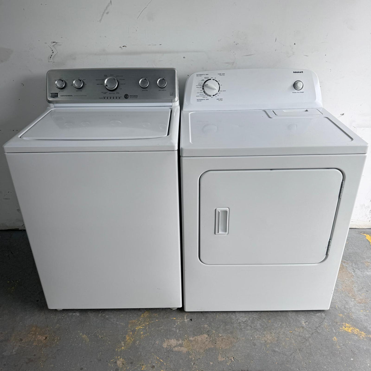 Maytag Washer and Admiral Dryer Set
