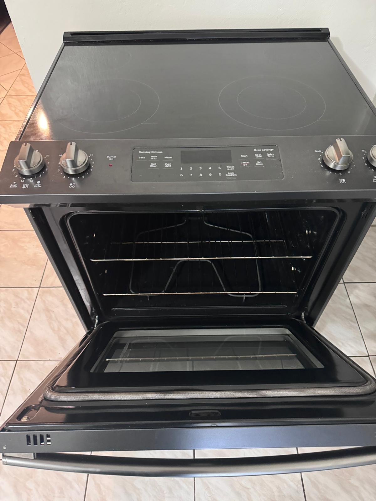 GE Slide Front Electric Stove