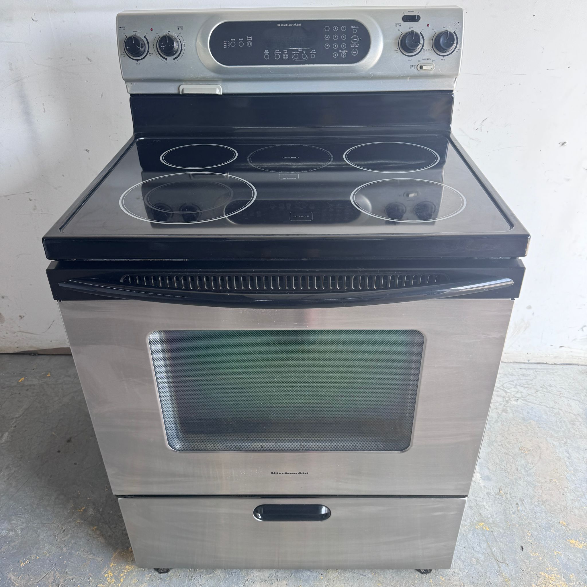 KitchenAid Stainless Steel Electric Stove – AQS