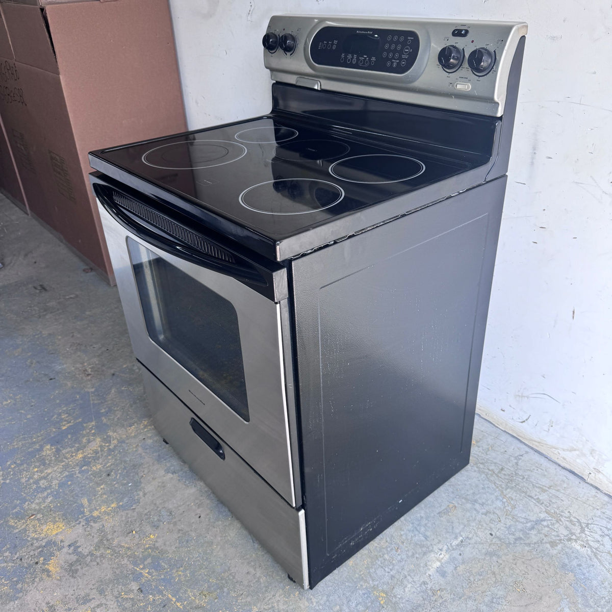 KitchenAid Stainless Steel Electric Stove
