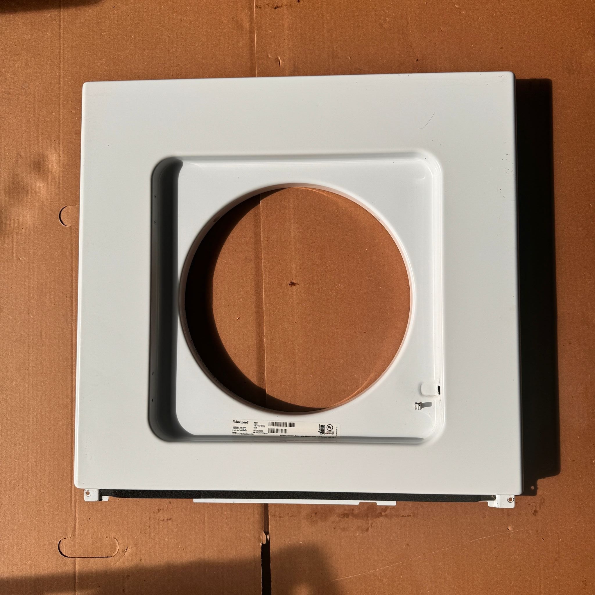 Whirlpool-Laundry-Center-Dryer-Door-Panel-(White)-285314