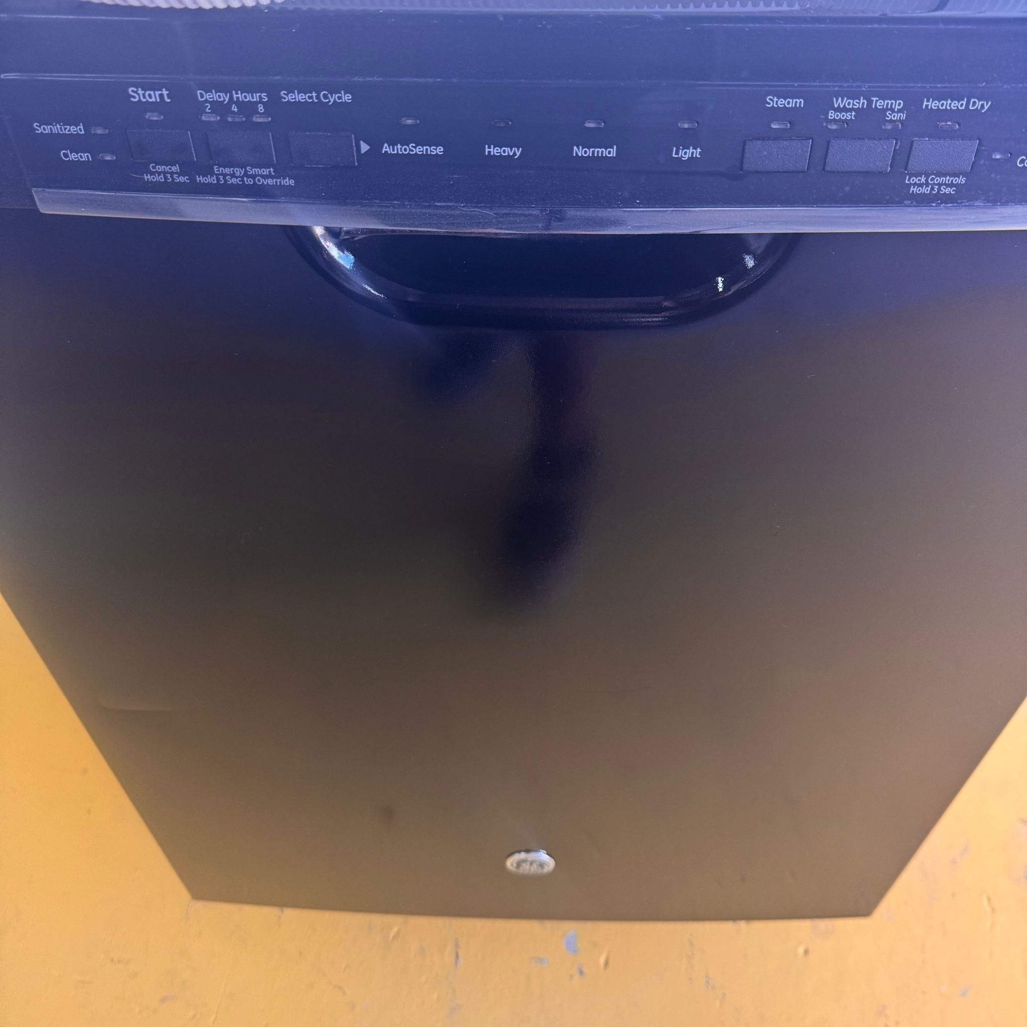 GE Black Dishwasher