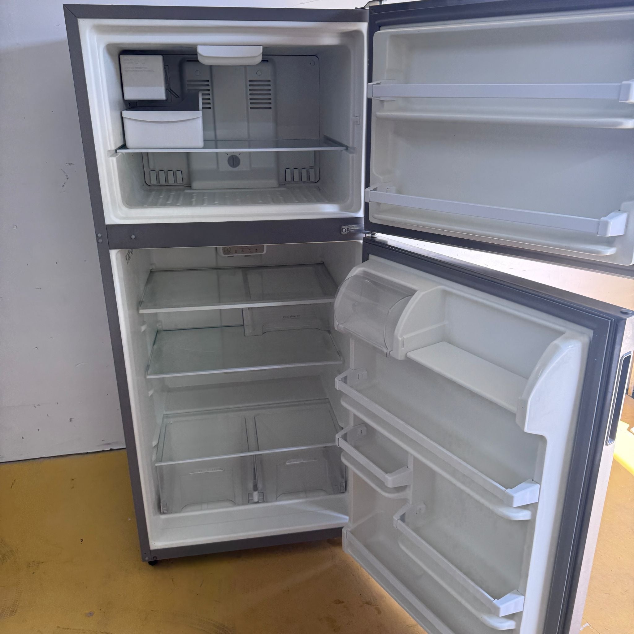 Whirlpool Stainless Steel Top and Bottom Refrigerator