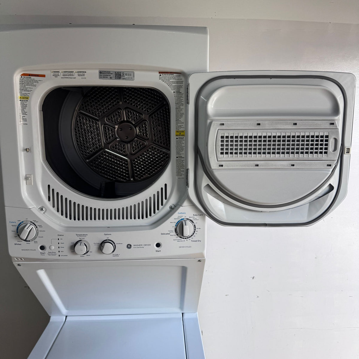 24" GE Stackable Washer and Dryer